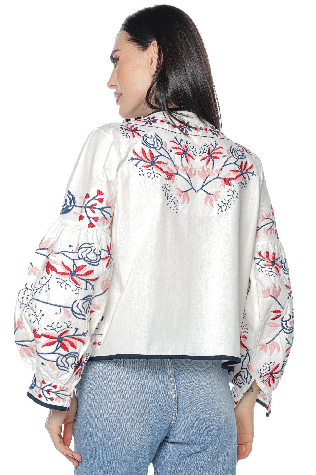 Bluza tip jacheta motive traditionale