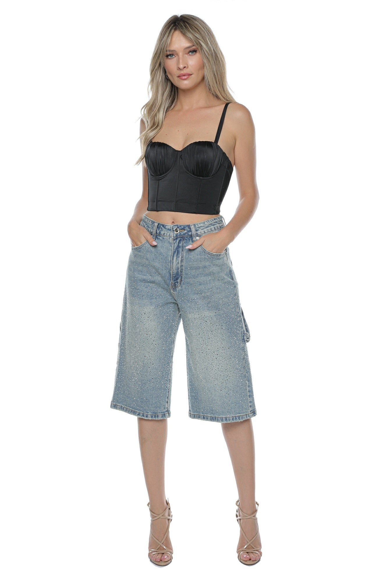 Corset negru cupe bretele