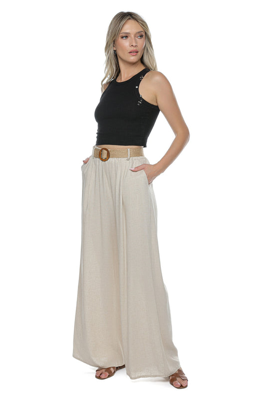 Pantaloni dama in curea sfoara