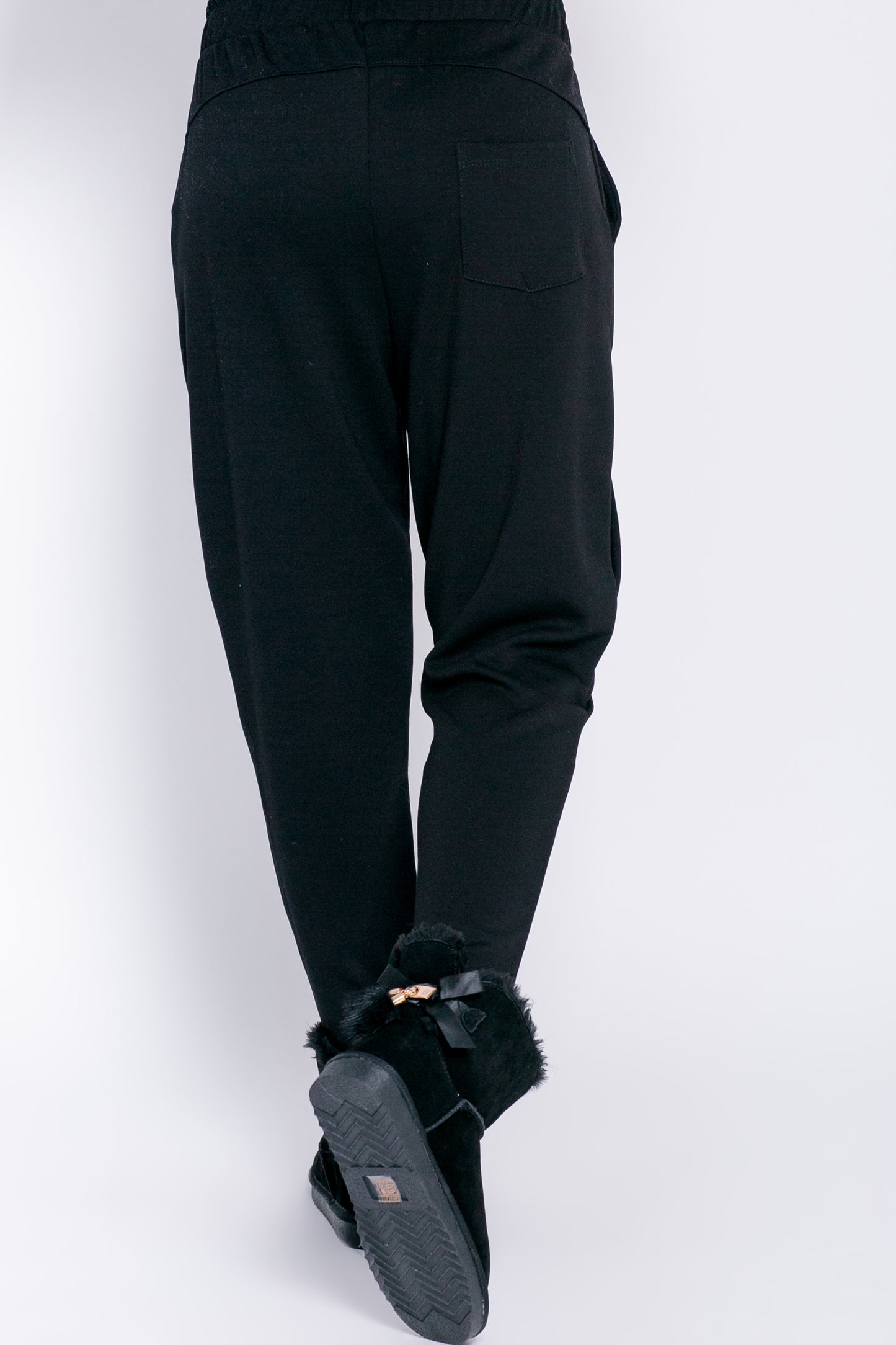 PANTALONI NEGRI JOGGER GIRLFRIEND