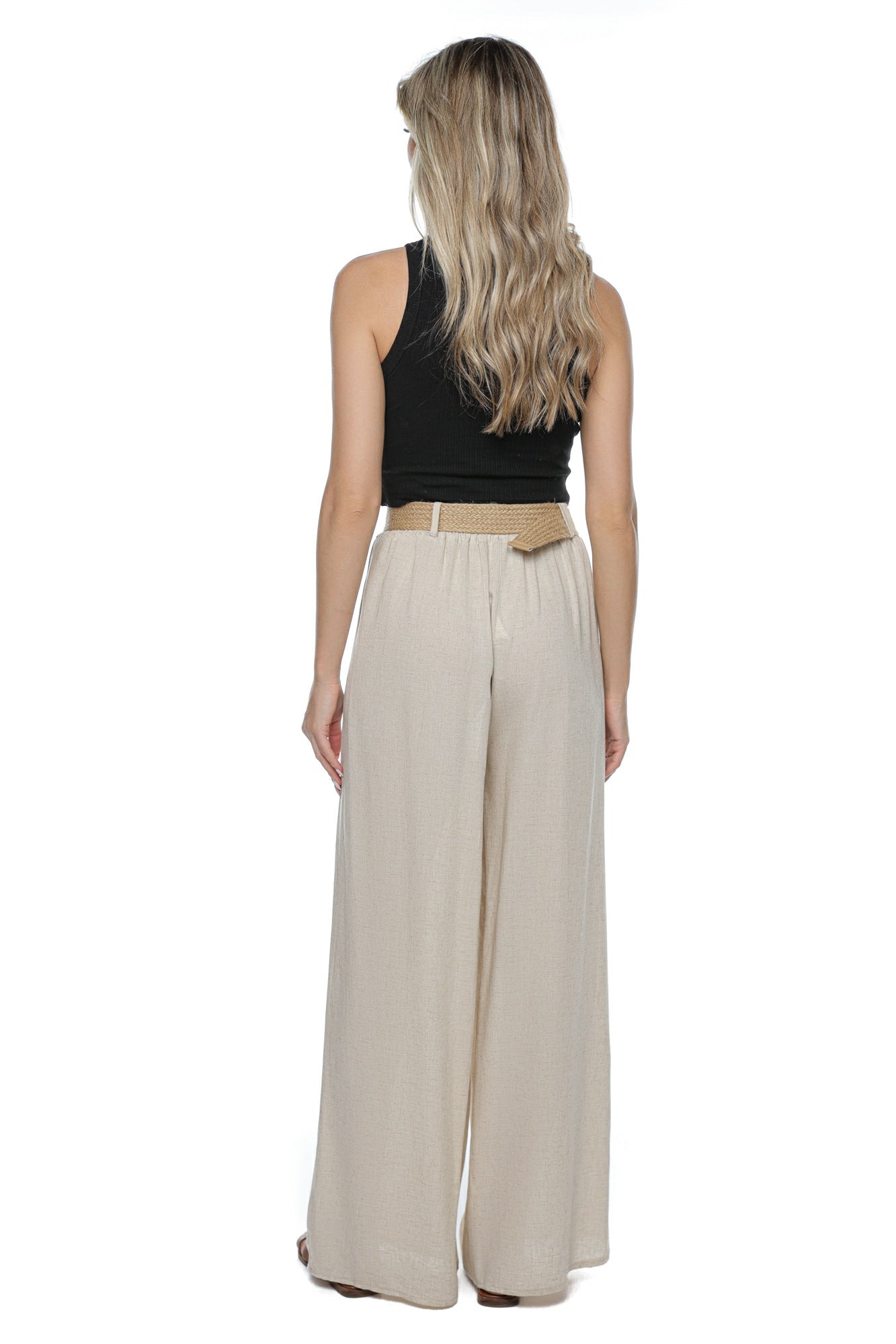 Pantaloni dama in curea sfoara