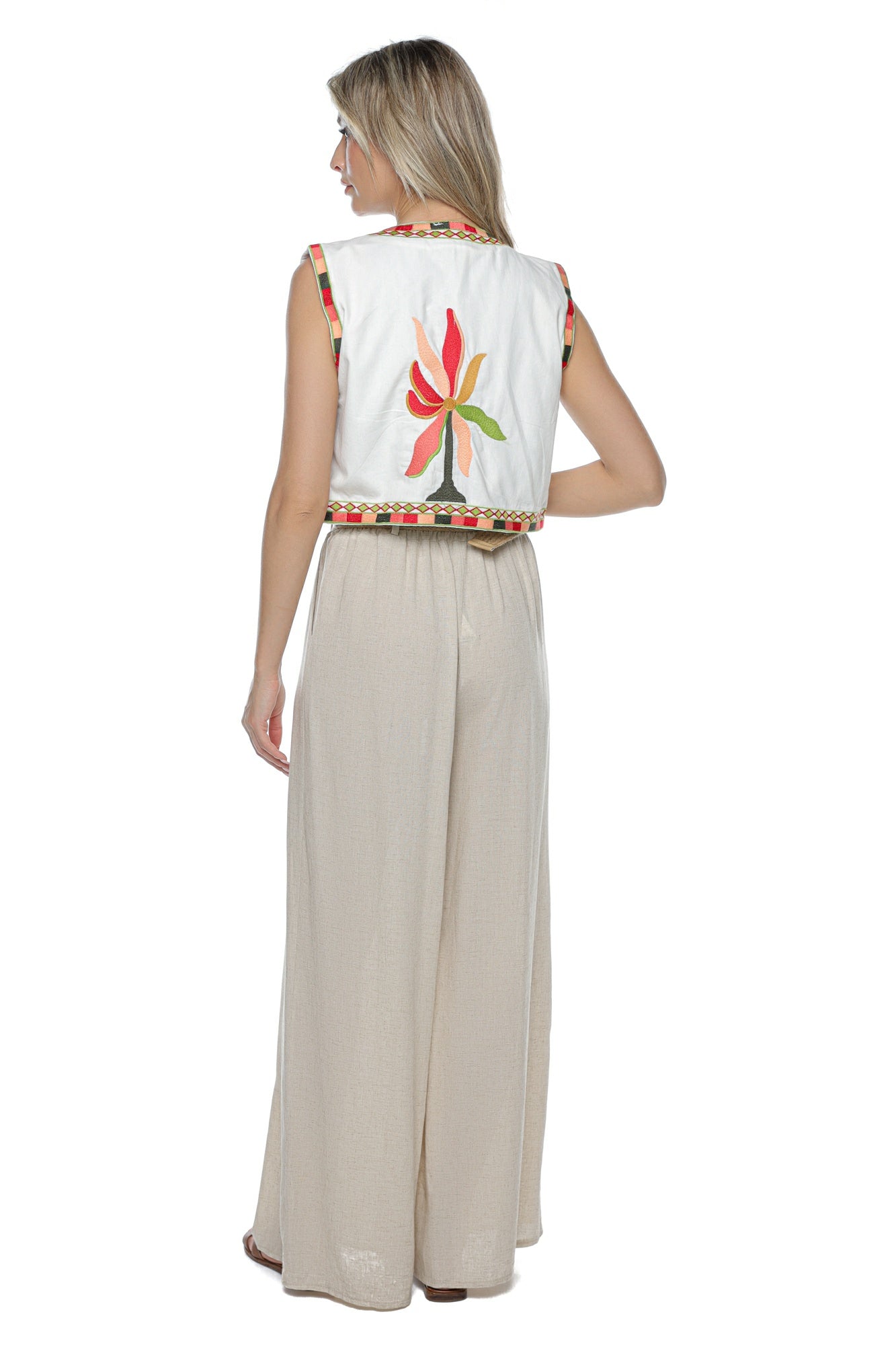 Pantaloni dama in curea sfoara