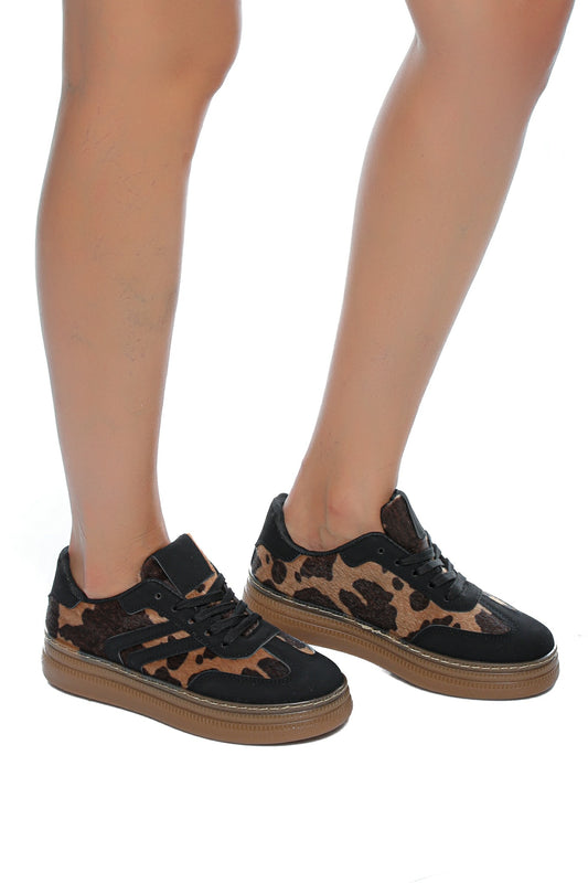 Pantofi dama sport animal print