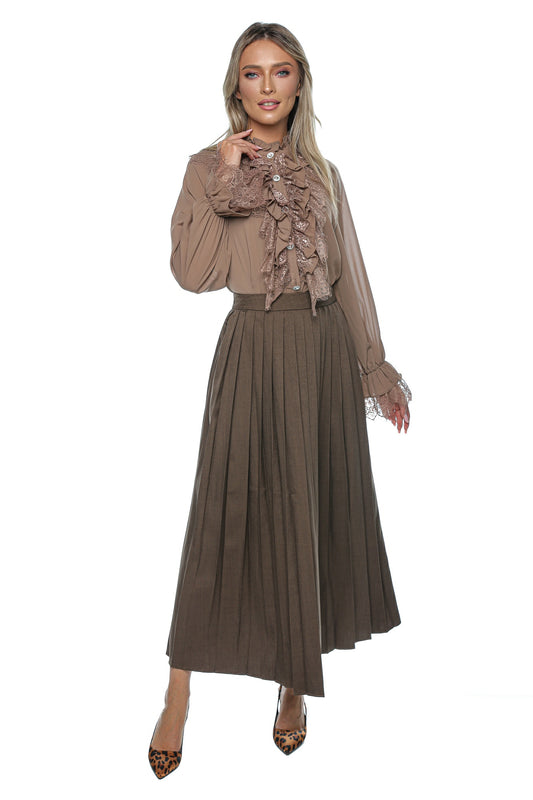 Fusta lunga plisata elegata